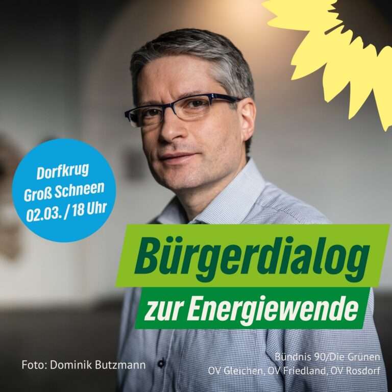 Sven Giegold kommt zum Bürgerdialog Energiewende