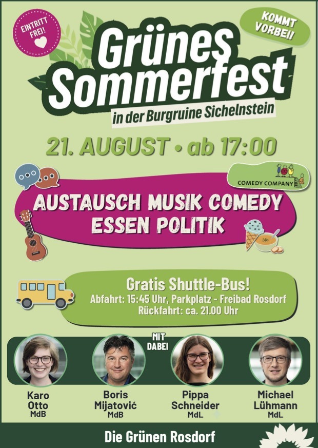 Einladung zum Sommerfest nach Sichelnstein