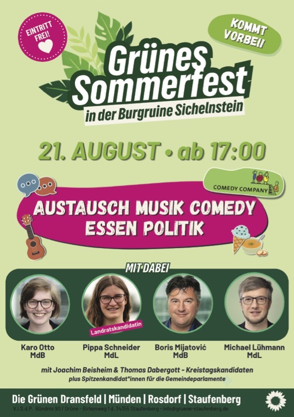 Sommerfest Sichelnstein am 21.08 ab 17:00